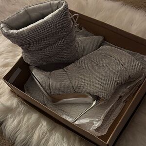 Steve Madden Silver Heeled Boots